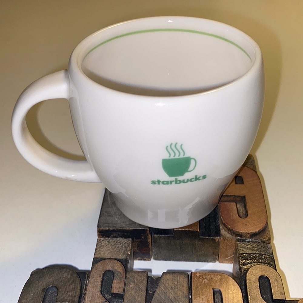 🆕☕️🧜‍♀️STARBUCKS Barista 2003 ‘Abbey II’ 7.5 oz. Expresso Mug